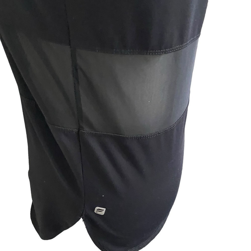 Fabletics Ladies Pull Over ActiveWear Shirt Black, Some Sheer Short Sleeve SZ XS - Picture 9 of 14
